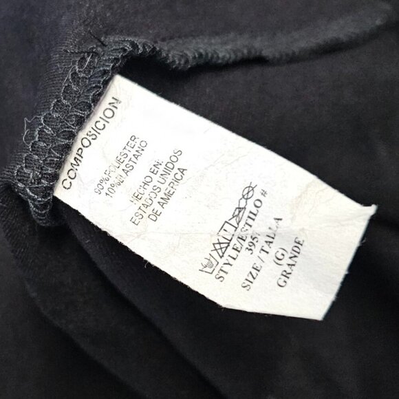 Love Stitch Womens High Low Trumpet Skirt, Black, Stretch , Size Large - Picture 4 of 7